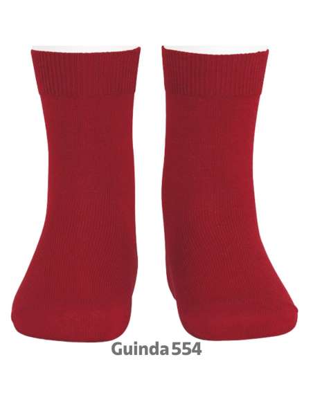 20194 SOLID CHERRY RED SOCKS 554