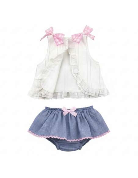 02005023 CONJUNTO BEBE NIÑA MARCA ALMA