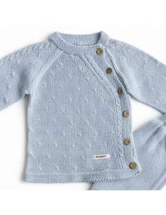 DA-25 CELESTE  CONJUNTO LANA DOS PIEZAS MARCA DON ALGODON 2