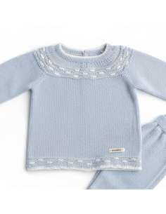 DA-31 BLUE KNITTED CHILDREN'S SET TWO PIECES BRAND DON... 2