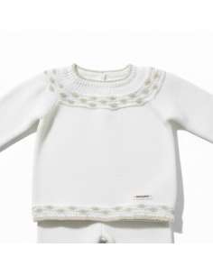 DA-31 RAW KNITTED CHILDREN'S SET TWO PIECES BRAND DON... 2