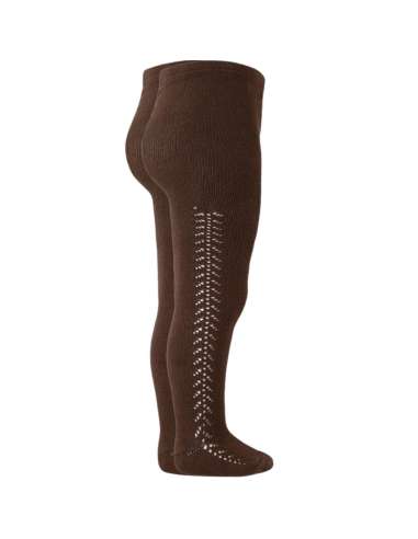 25911 WARM BROWN LACE-UP LEOTARD 390