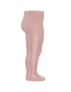 25911 Light Pink Openwork Warm Leotard 526