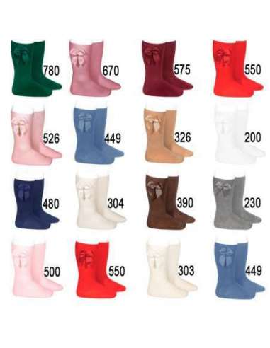 24822 Sock with blue grosgrain bow, France 449