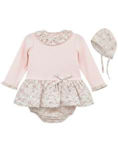 23434 GIRLS DRESS WITH BONNET  BRAND BABYFERR 2