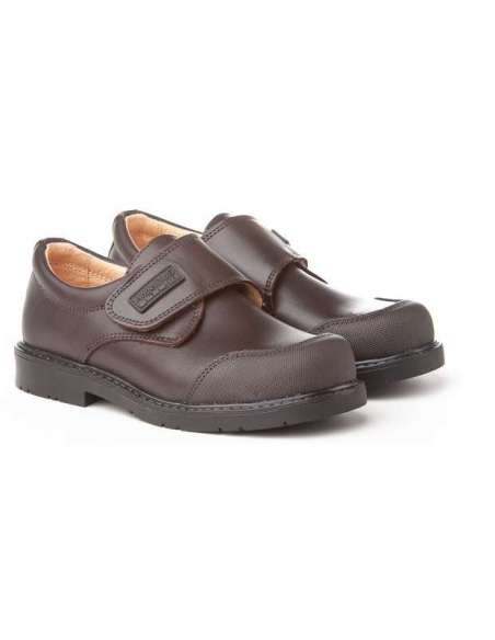 Blucher Colegial Clásico AngelitoS Punta reforzada 452 choco