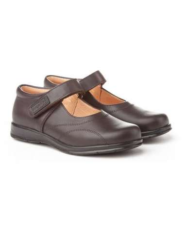 Mary Janes School Shoes AngelitoS 461 chocolate
