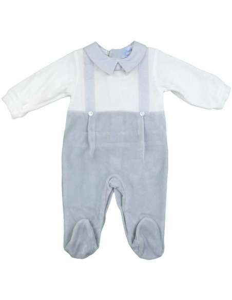 DF198101 GREY ROMPER  MARCA  DULCE DE FRESA