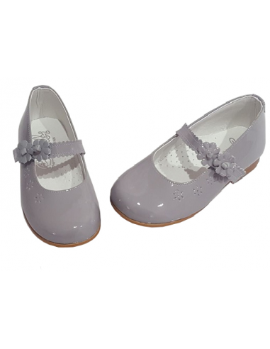 MARY JANES IN PATENT BAMBI 5088 GREY