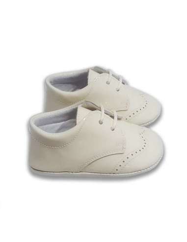 BLUCHER DE BEBÉ EN PIEL CHAROL BEIG