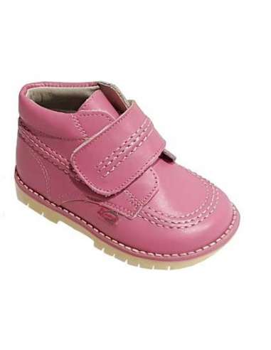 KICKERS BOOTS IN LEATHER BAMBI 925 FUXIA