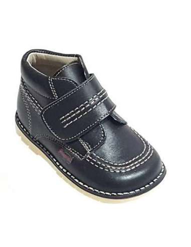 KICKERS BOOTS IN LEATHER BAMBI 925 NAVY