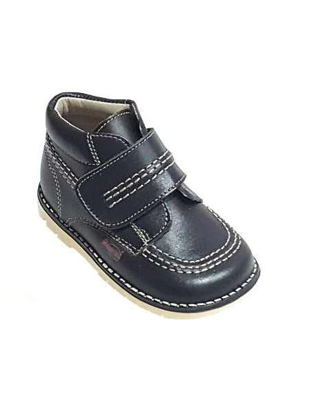 BOTA KICKERS DE CALIDAD EN PIEL BAMBI 925 MARINO