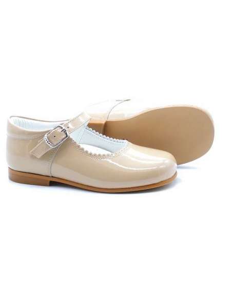 MARY JANES IN PATENT BAMBI 4199 CAMEL